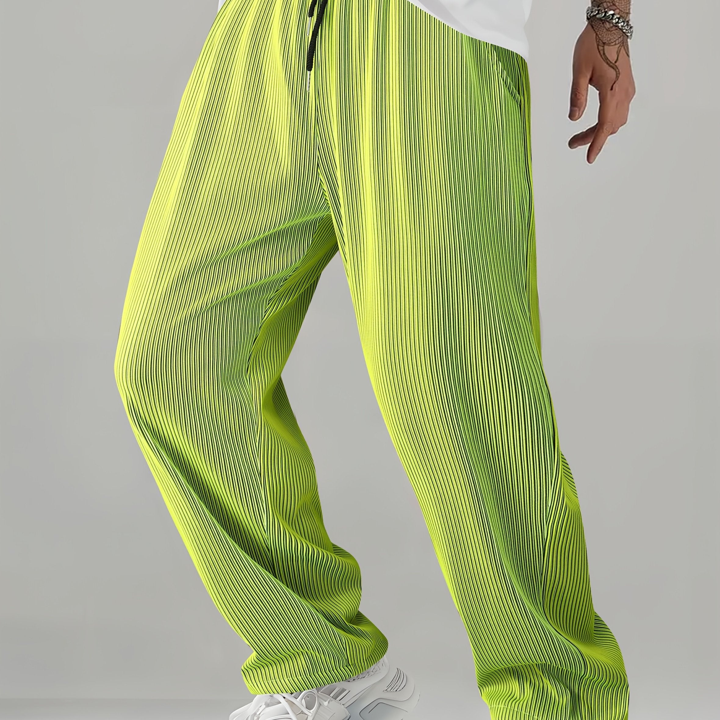 Fluid Striped Wide Leg Pants✨