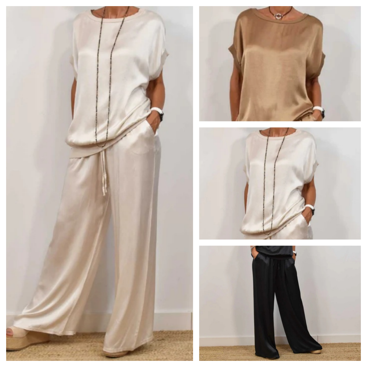 ✨ Viral Women's Casual Loose Solid Color Matching Set