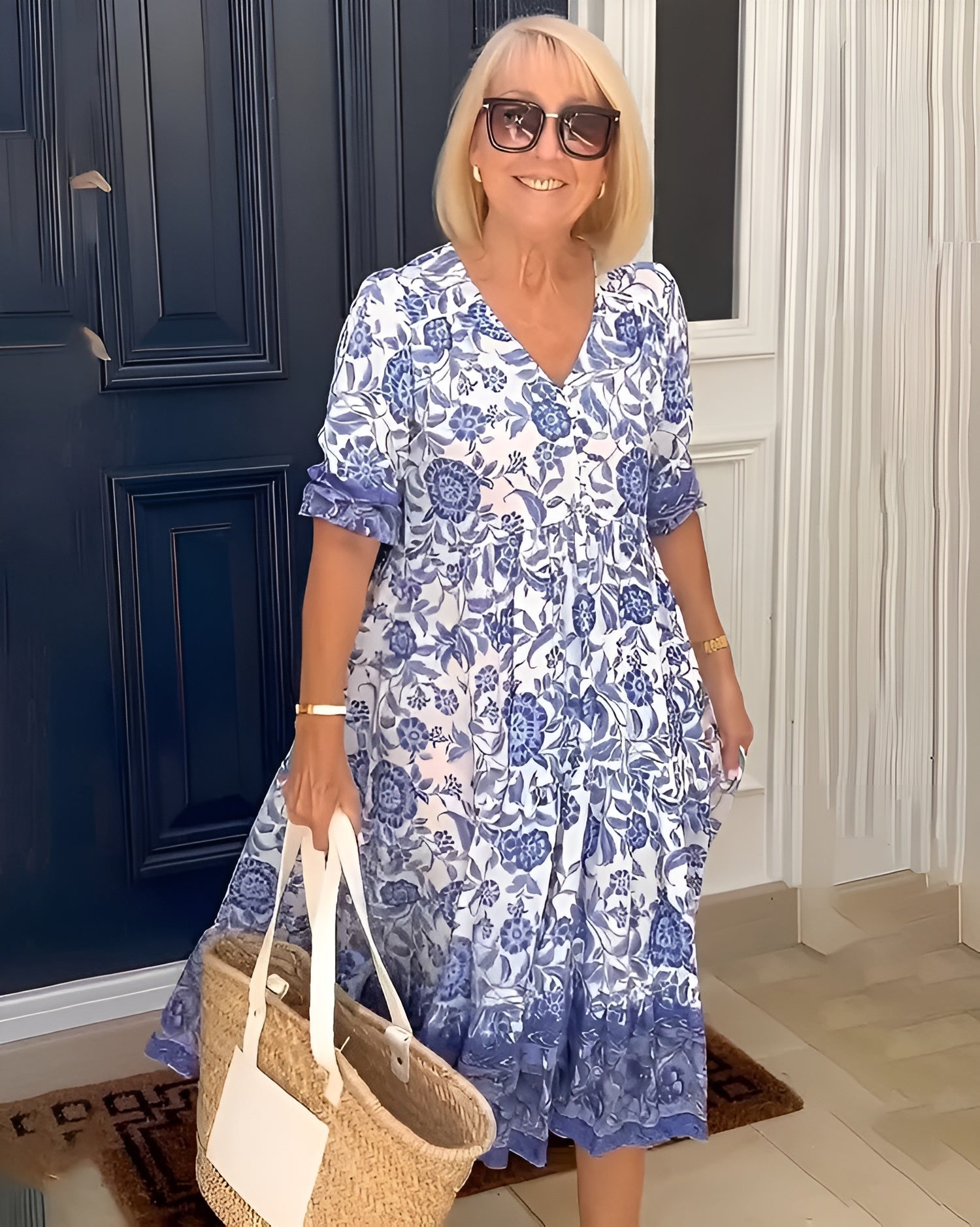 Women's Easy Floral Midi
