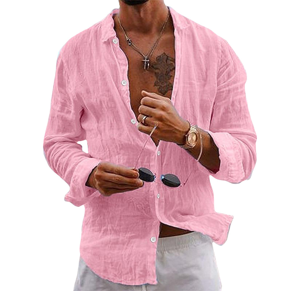 Men's Lightweight Linen Shirt - 🔥 Viral Style