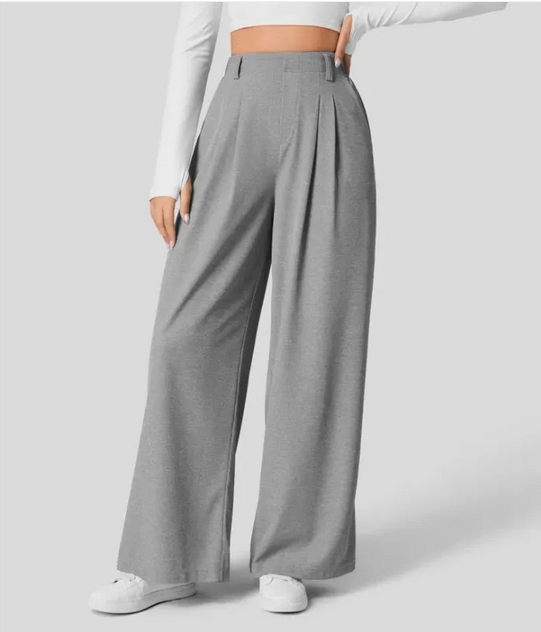 ✨ High Waist Wide Leg Trousers