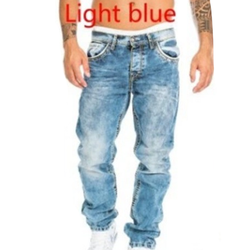 🔥Men's Fashion Creative Stretch Denim Jeans,Minimalist Style Suitable For Summer, Emo Style