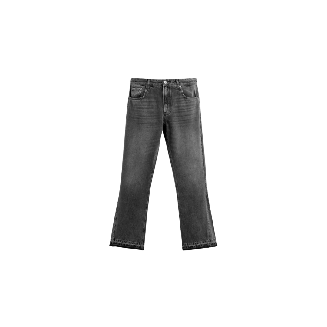 🔥 Men's Vintage Gray Wash Flare Jeans
