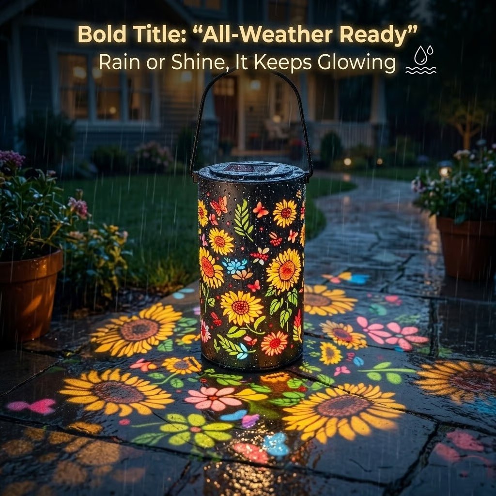 Solar Lanterns with Projection ✨