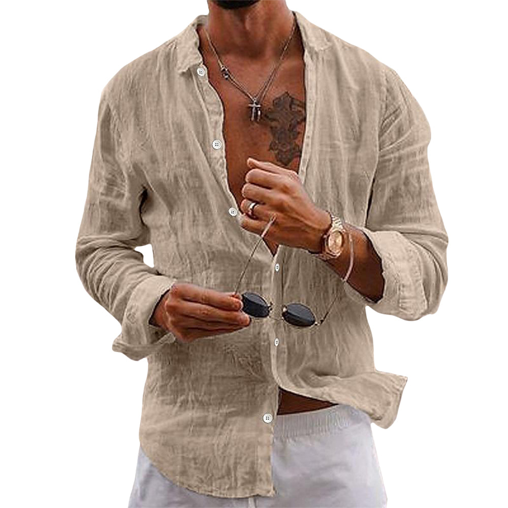 Men's Lightweight Linen Shirt - 🔥 Viral Style