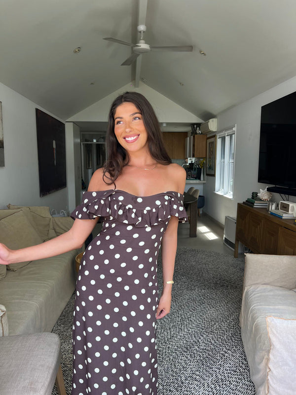 Luna Polka Dot Maxi