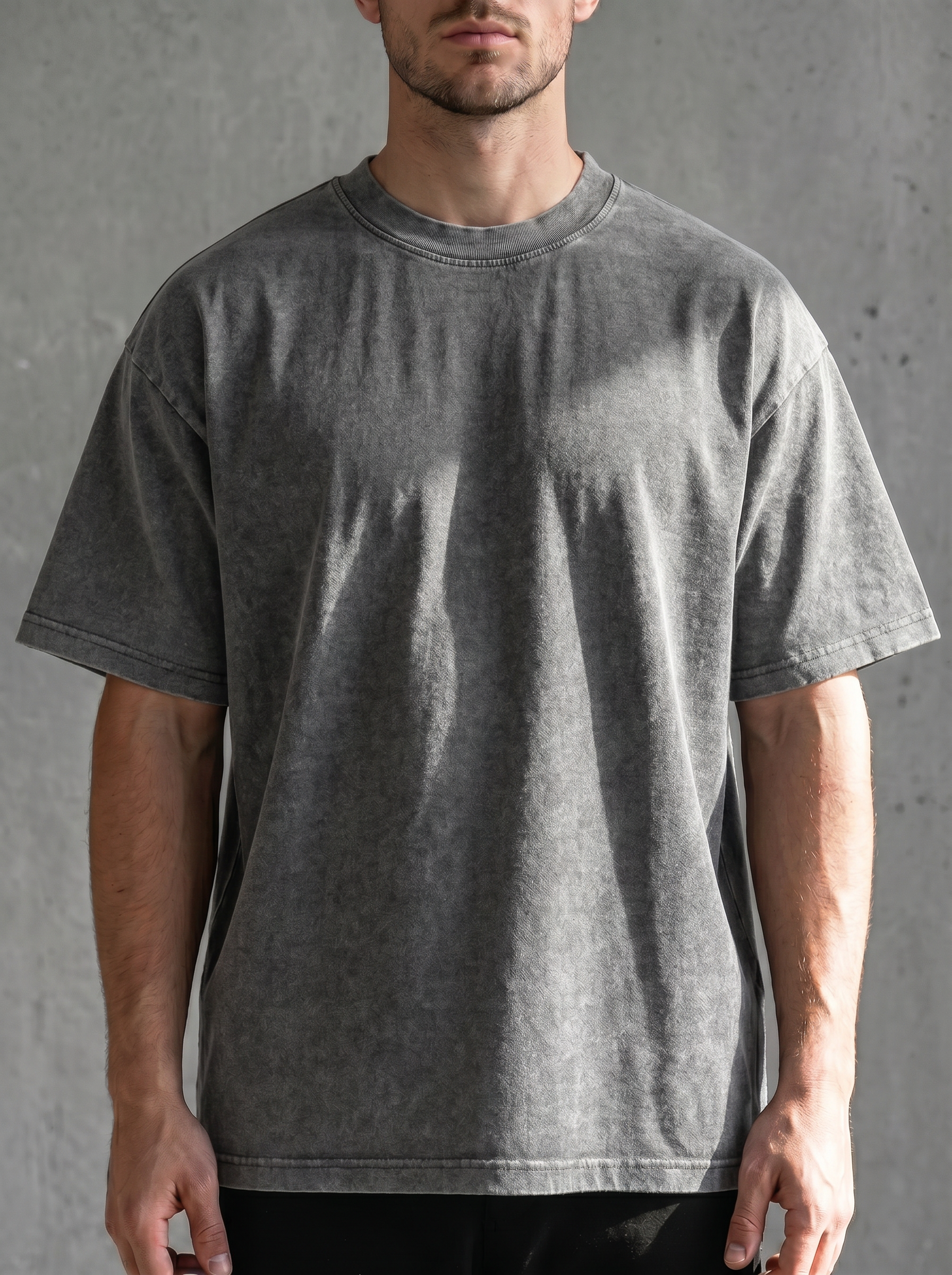 🔥The "Vanguard" Heavyweight Tee | Vintage Acid-Wash Edition
