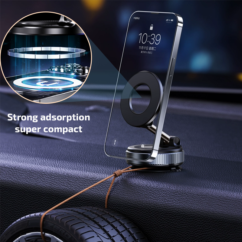 🔥Vacuum Magnetic Suction Car Phone Holder|Buy 1 Get 1 Free