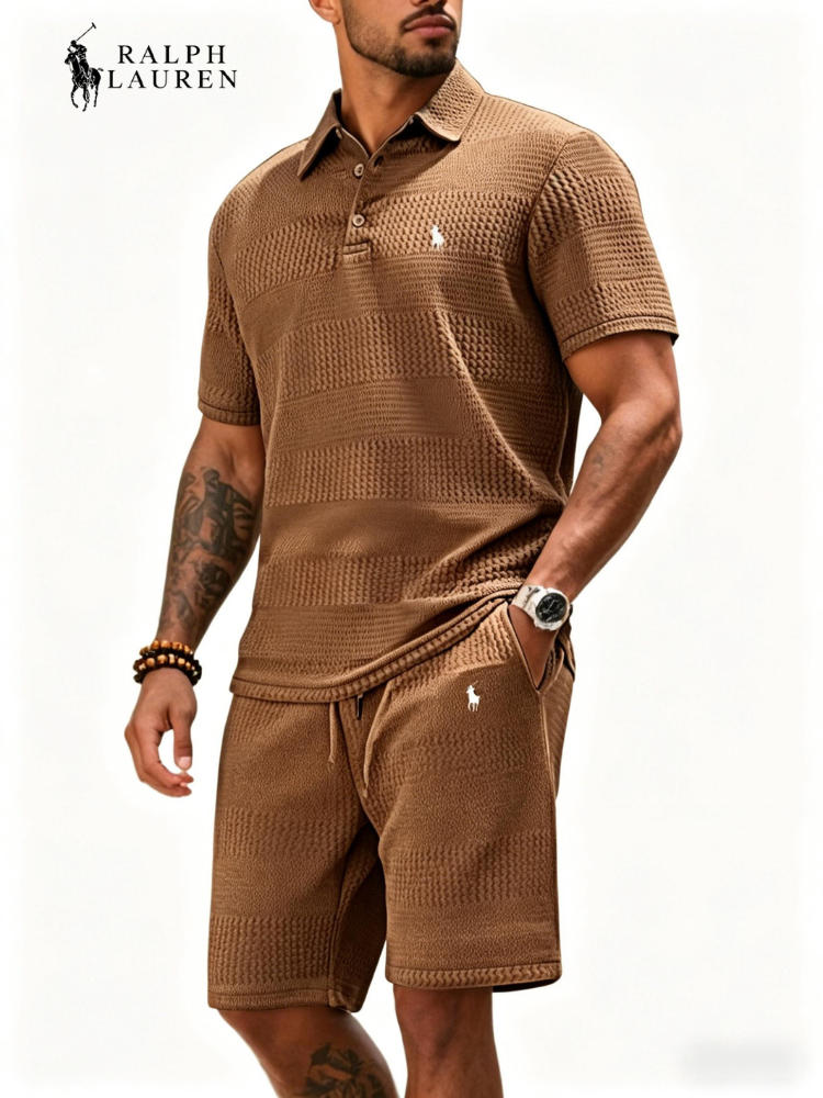 High-quality and comfortable polo shirt set