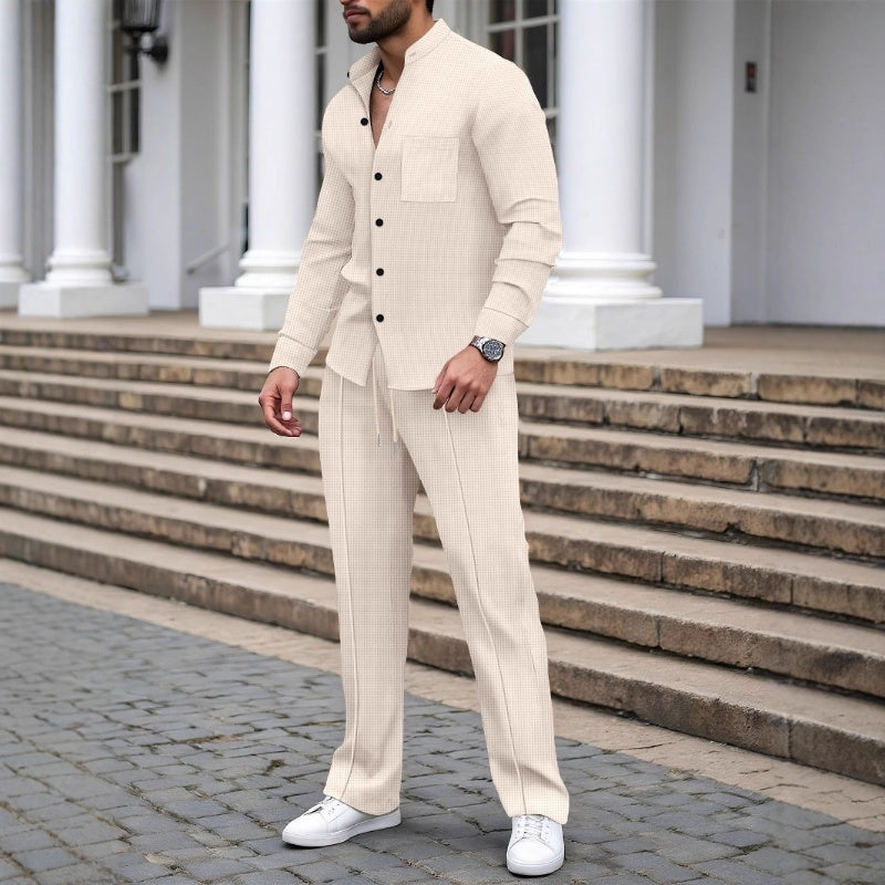 Smart Casual Everyday Textured Two-Piece Set✨