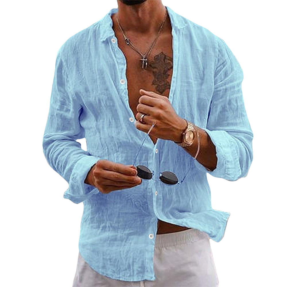 Men's Lightweight Linen Shirt - 🔥 Viral Style
