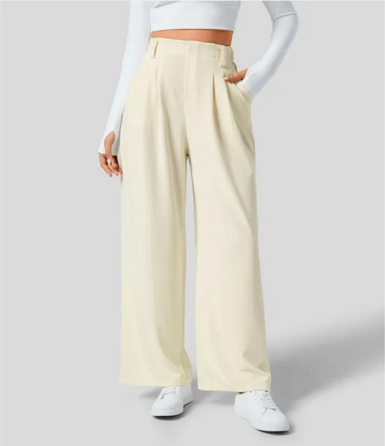 ✨ High Waist Wide Leg Trousers