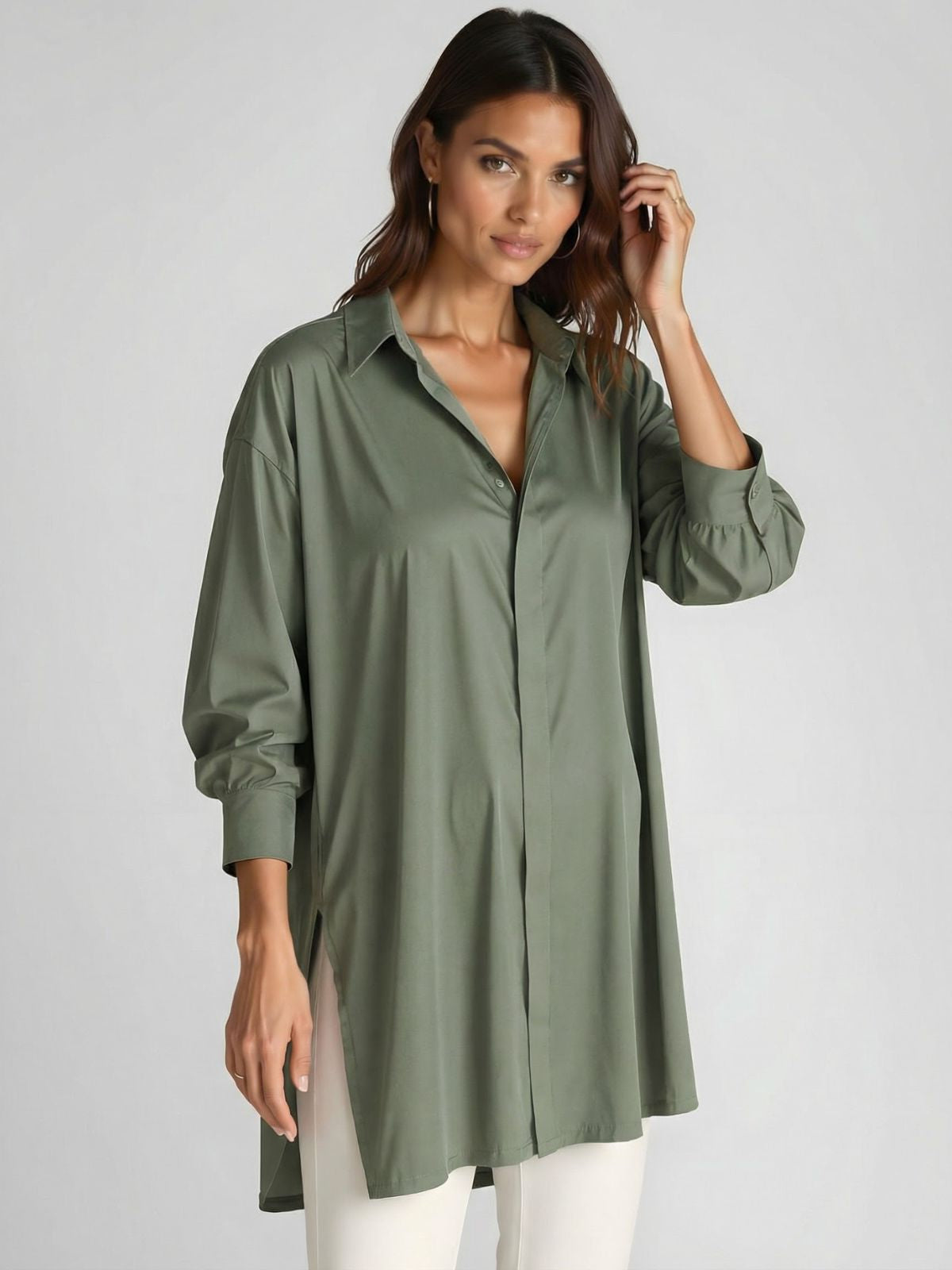 💃Everyday Oversized Shirt Dress