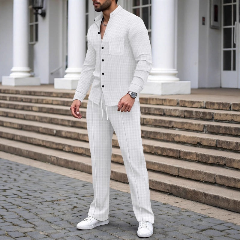 Smart Casual Everyday Textured Two-Piece Set✨