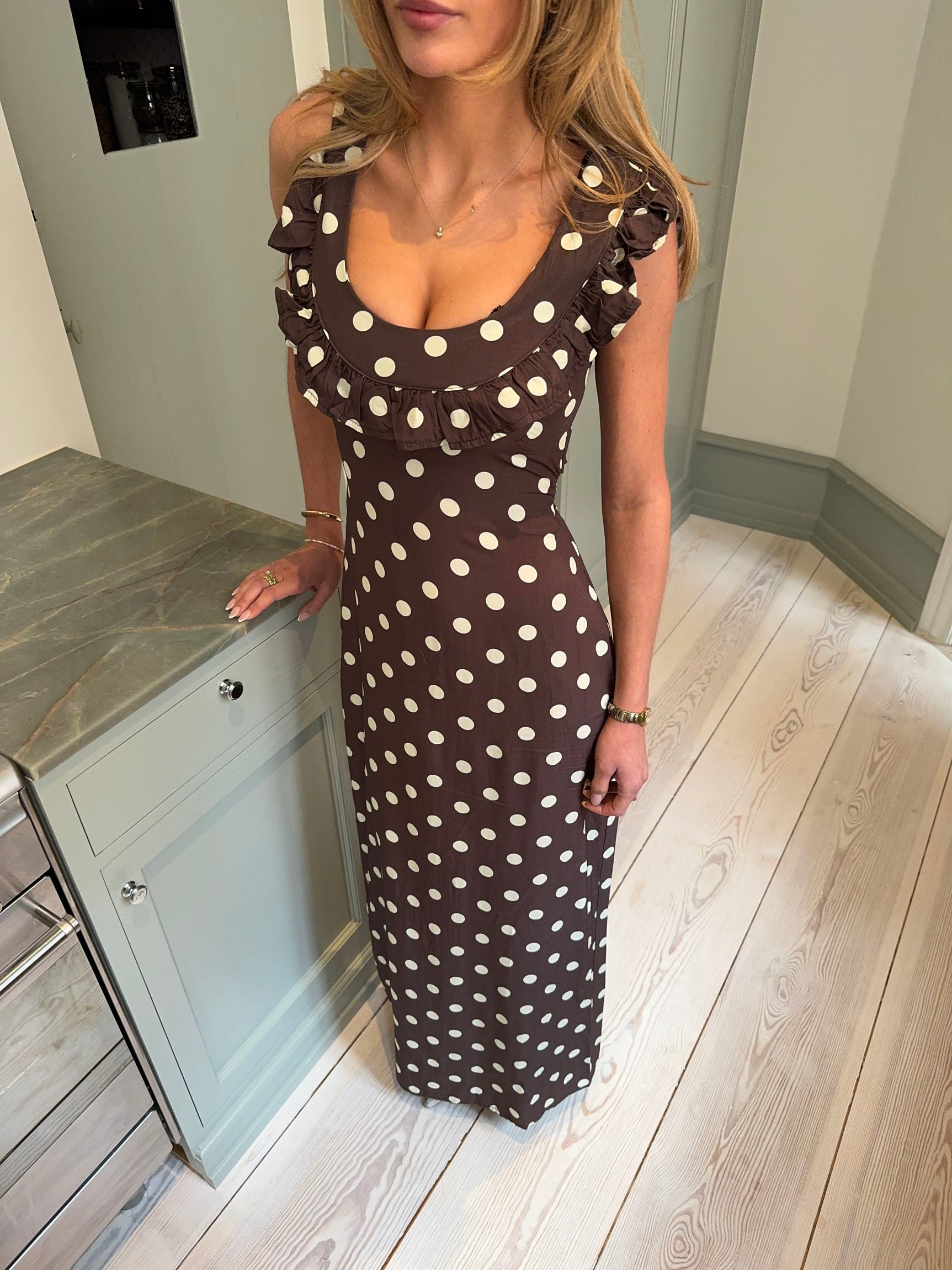 Polka Dot Maxi