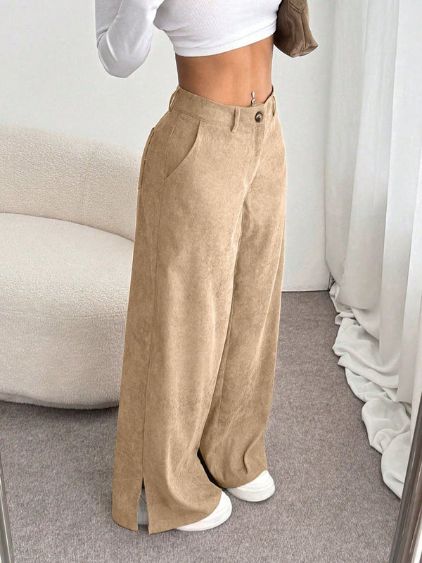 Everyday Corduroy Wide Leg Pants