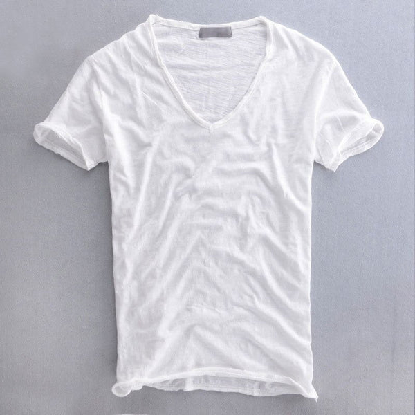 CloudSoft Relaxed V-Neck Everyday Tee