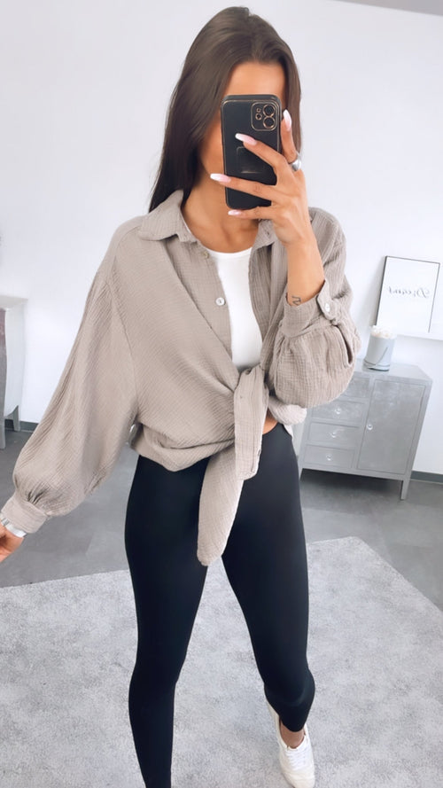 Everyday Oversized Cotton Button Shirt