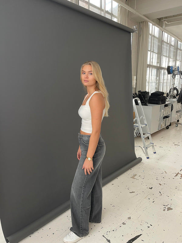 Urban Comfort Grey Wide Jeans