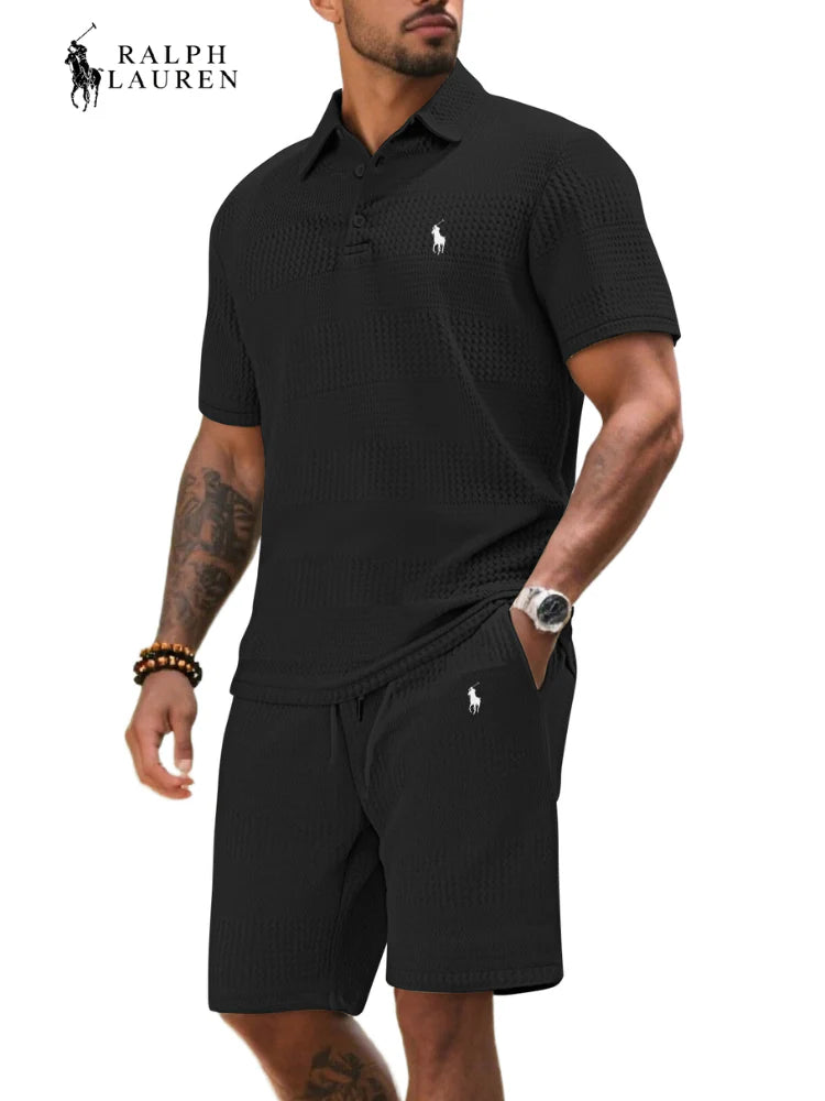 High-quality and comfortable polo shirt set
