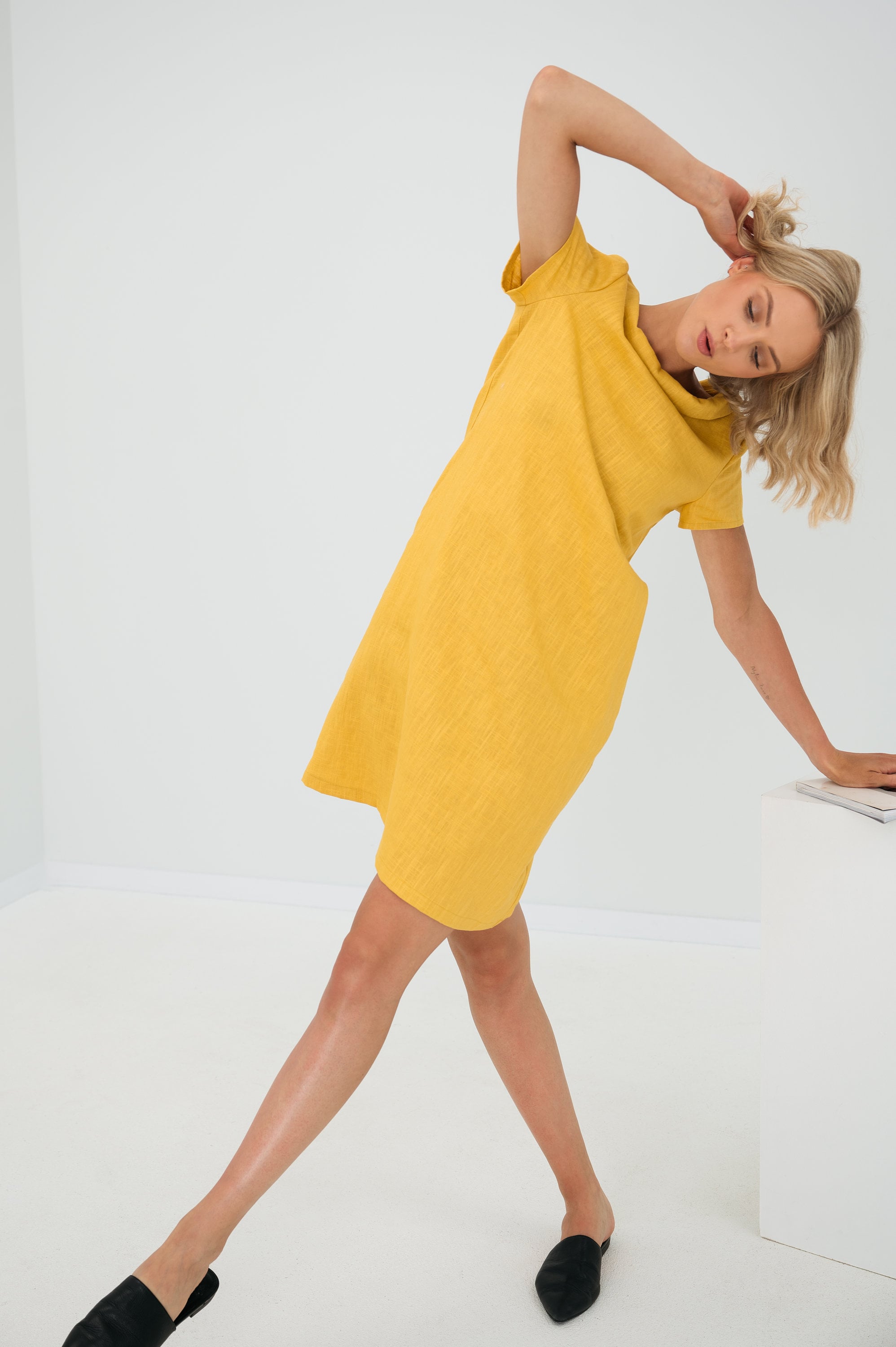 minimalist linen dress✨