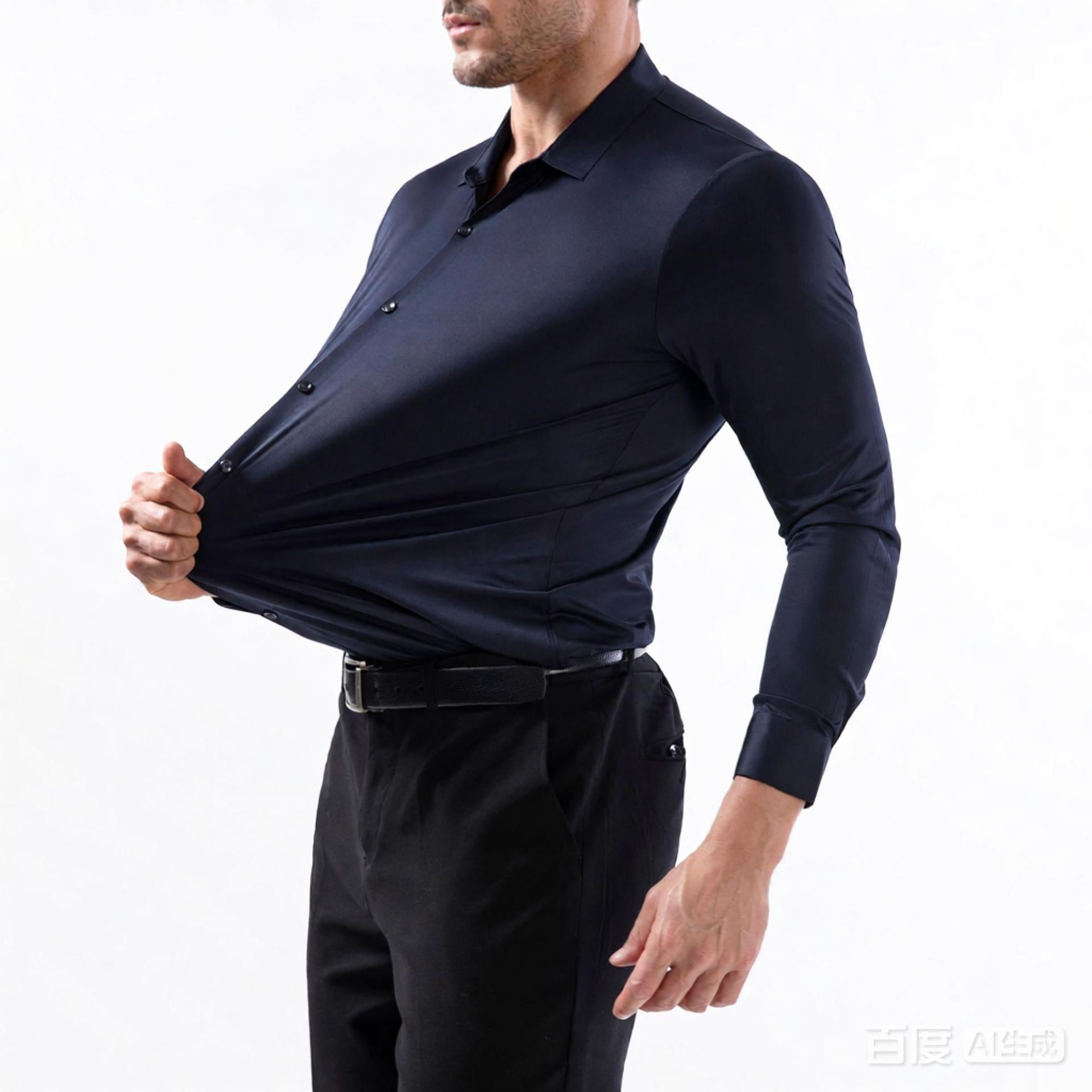 Men’s Stretch Slim Fit Wrinkle-Free Dress Shirt✨