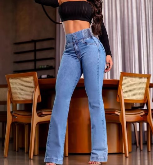 Retro High-Rise Flare Jeans🔥