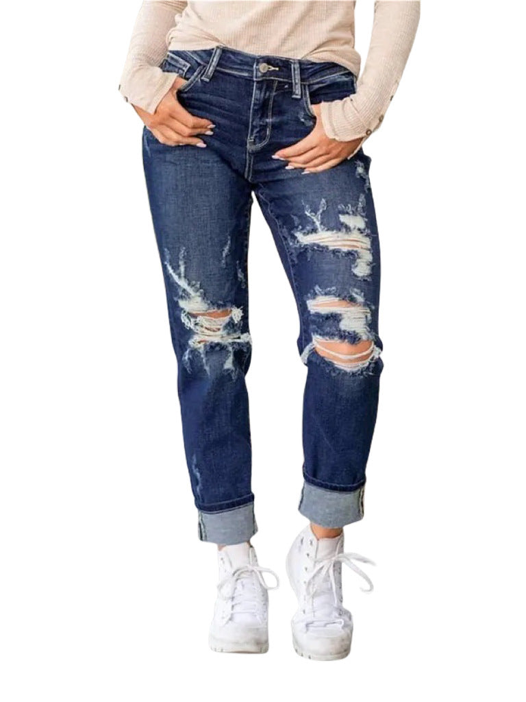 Women's Trendy Ripped Jeans ✨