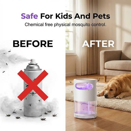 ✨Mosquito Killer Lamp – quiet, USB, chemical-free